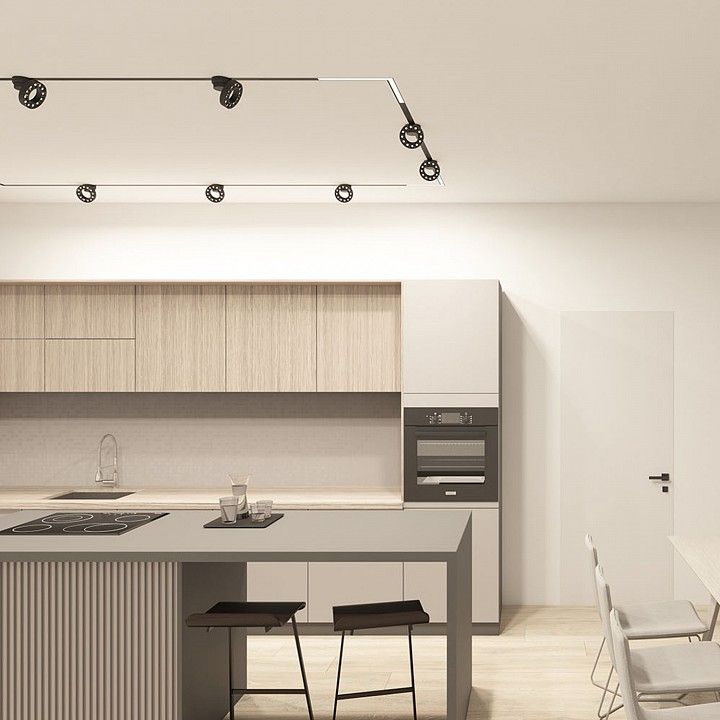 Светильник на штанге Denkirs SMART GRILL DK8030-BK
