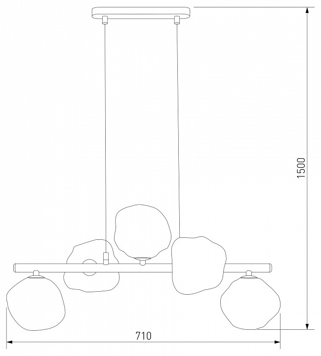 Подвесной светильник TK Lighting Lava Sabia 11111