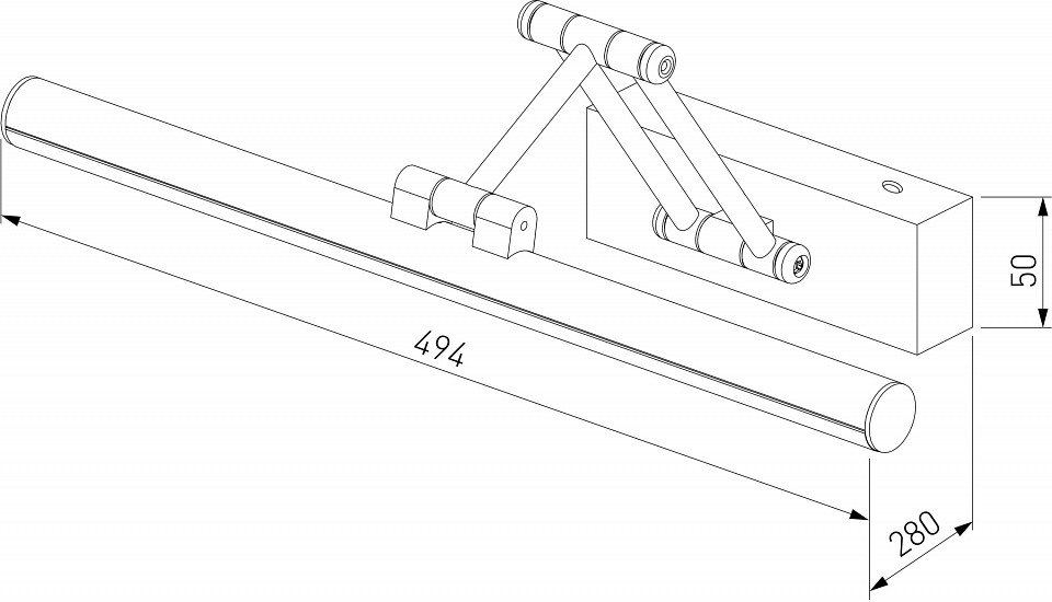 Подсветка для картины Elektrostandard Monza a064138