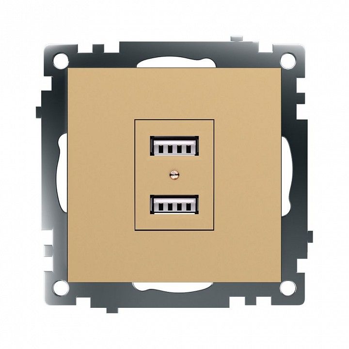 Розетка USB type A без рамки Stekker Катрин 49229