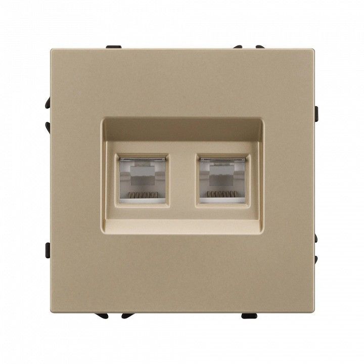 Розетка двойная Ethernet RJ-45 без рамки Arlight SCT 054314