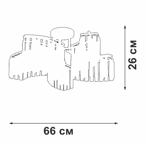 Потолочная люстра Vitaluce V5884 V5884-0/10PL