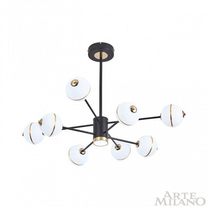 Люстра на штанге Arte Milano Ferrara-72069 272069/8 BK