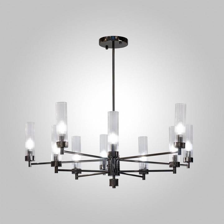 Люстра на штанге AM-Group INDIGO INDIGO SP10 PEARL BLACK