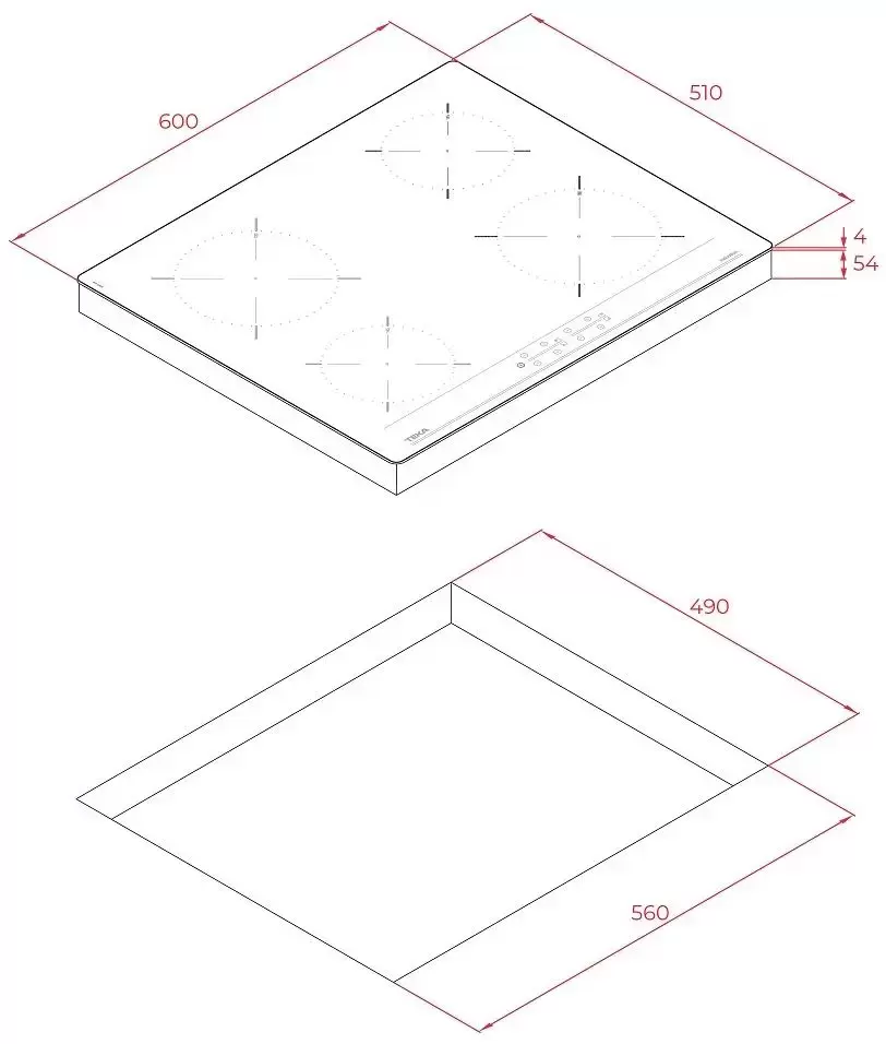 Варочная панель Teka IBC 64000 TTC BLACK