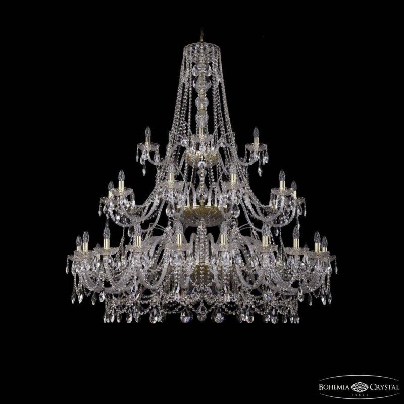 Подвесная люстра Bohemia Ivele Crystal 1411 1411/20+10+5/530/3d G