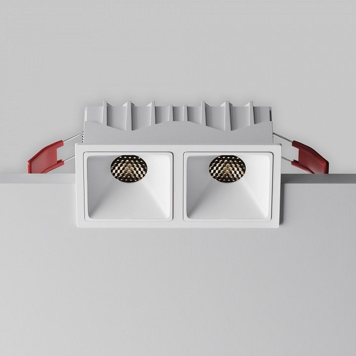 Встраиваемый светильник Maytoni Technical Альфа DL043-02-10W4K-SQ-W-1