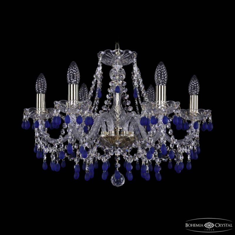 Подвесная люстра Bohemia Ivele Crystal 1410 1410/6/195 G V3001