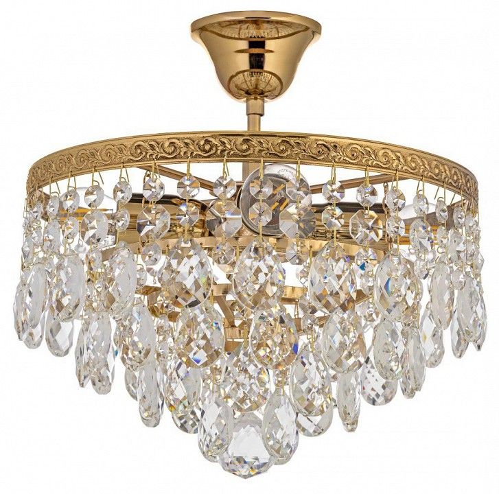 Люстра на штанге Arti Lampadari Castellana Gold Castellana E 1.3.30.608 G