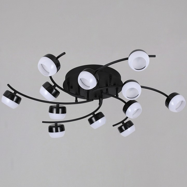 Люстра на штанге Reluce  90590-0.3-12 Black