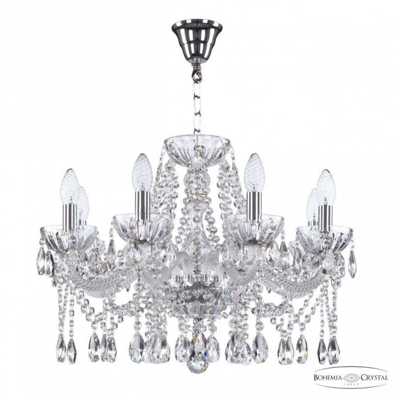 Подвесная люстра Bohemia Ivele Crystal 5413 5413/8/200 Ni Clear/M-1H
