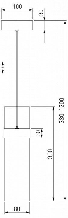 Подвесной светильник Eurosvet Lumen 50244/1 LED хром/дымчатый