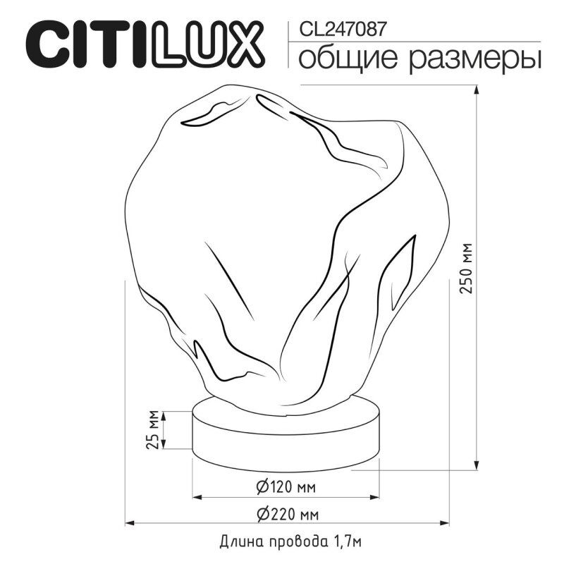 Настольная лампа декоративная Citilux ROCKA CL247087