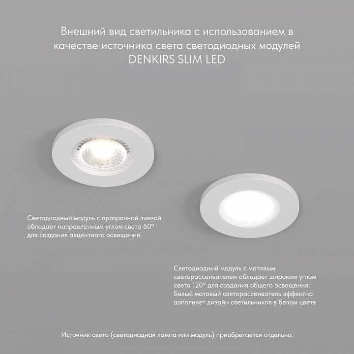 Встраиваемый светильник Denkirs DK2030 DK2030-WH