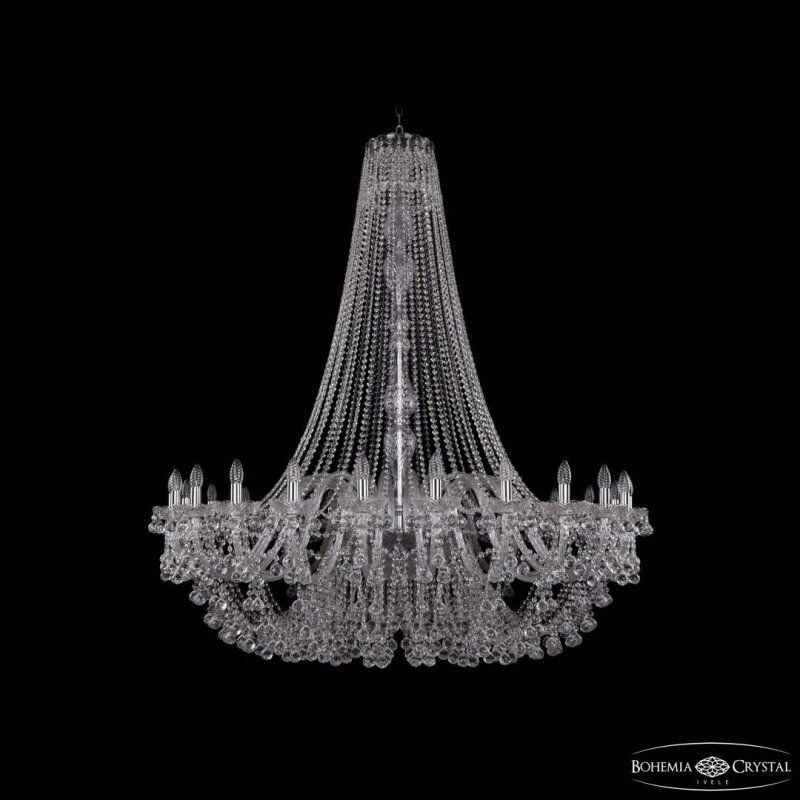 Подвесная люстра Bohemia Ivele Crystal 1409 1409/24/530/h-160 Ni