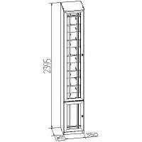 Шкаф книжный Глазов-Мебель Sherlock Т0018359