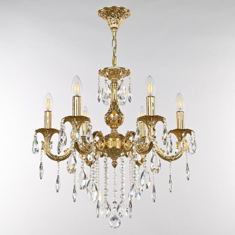 Подвесная люстра Bohemia Ivele Crystal AL7901 AL79101/6/175 B G