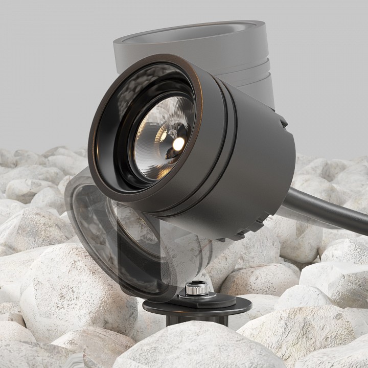 Наземный низкий светильник Maytoni Outdoor Clyde O493FL-L3GF3K