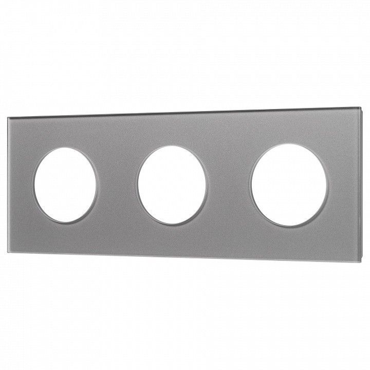 Рамка на 3 поста Arlight GLARE 043840