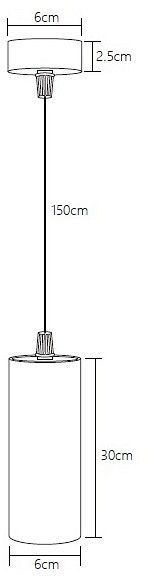 Подвесной светильник Fiberli Tube630 12110102