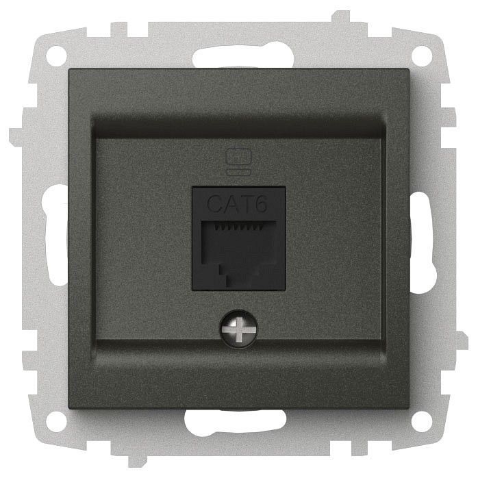 Розетка Ethernet RJ-45 без рамки Elbi Eleсtriс Zena Vega 609-011100-247