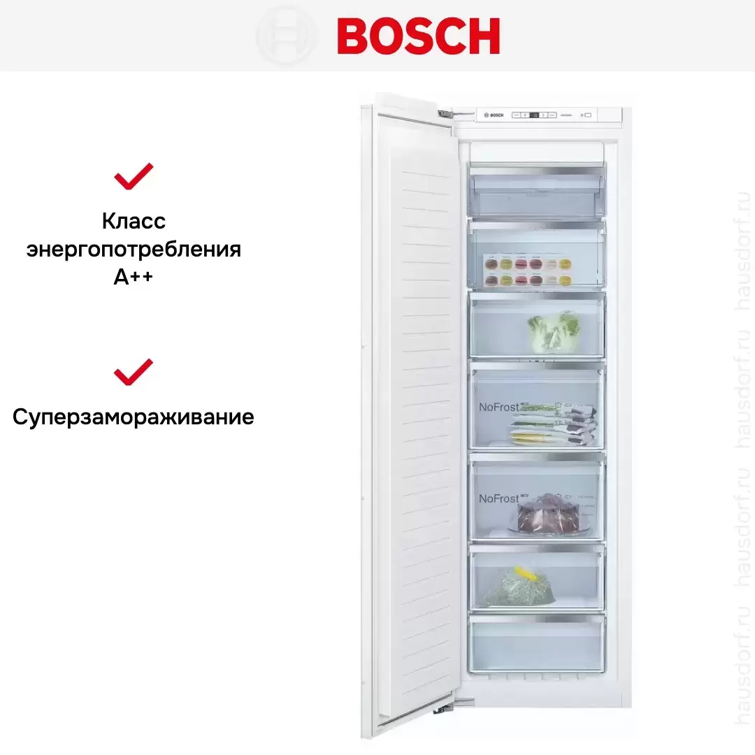 Встраиваемая морозильная камера Bosch GIN81AEF0U