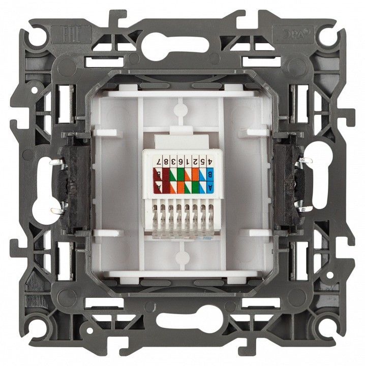 Розетка Ethernet RJ-45 без рамки Эра Эра 12 12-3107-16