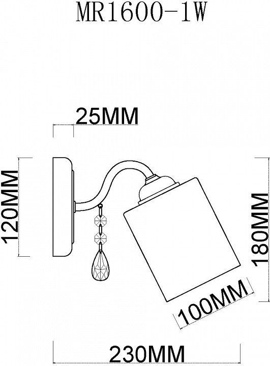 Бра MyFar Patrick MR1600-1W