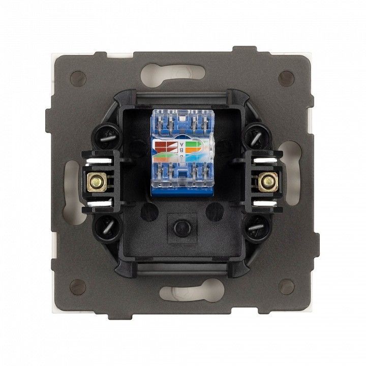 Розетка Ethernet RJ-45 и со шторками, без рамки Arlight SCT-TENDO 054099