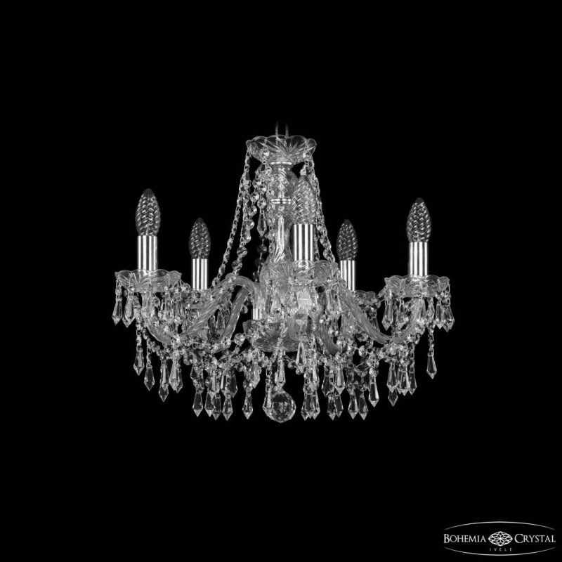 Подвесная люстра Bohemia Ivele Crystal 1403 1403/5/160 Ni