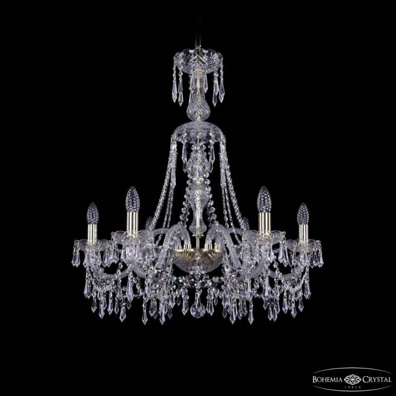 Подвесная люстра Bohemia Ivele Crystal 1403 1403/6/240/XL-75 G