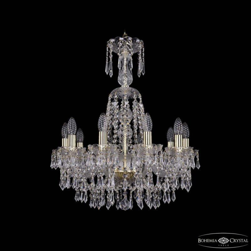 Подвесная люстра Bohemia Ivele Crystal 1403 1403/10/195/XL-65 G