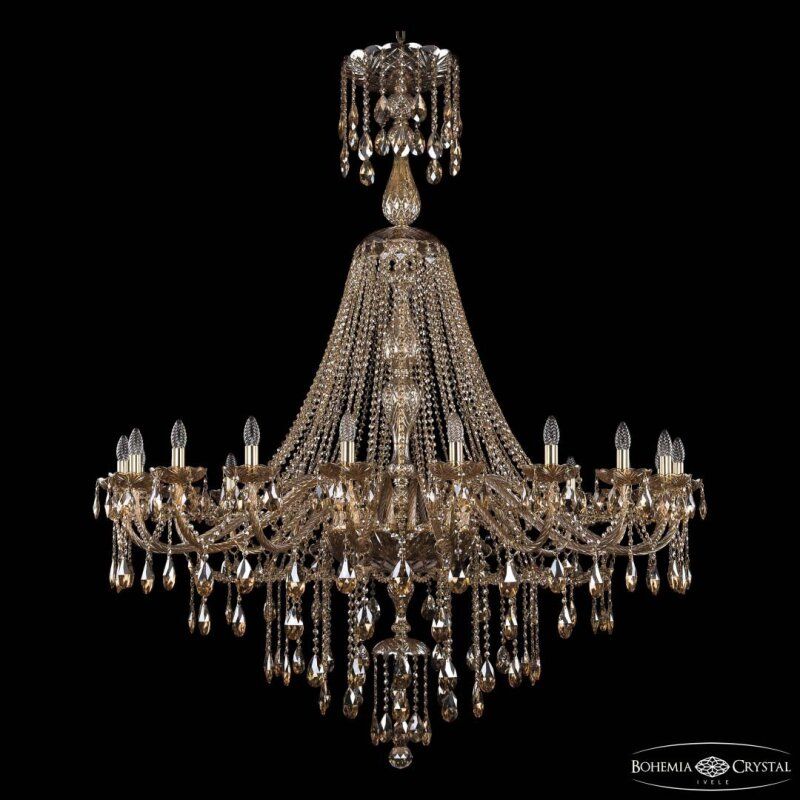 Подвесная люстра Bohemia Ivele Crystal 1415 1415/20/530/XL-180 G M721