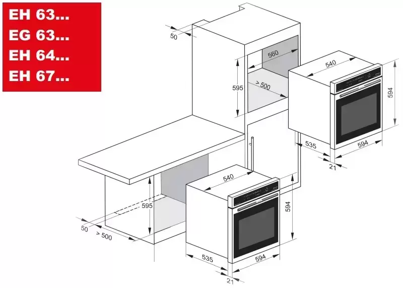 Духовой шкаф Kaiser EH 6326 W