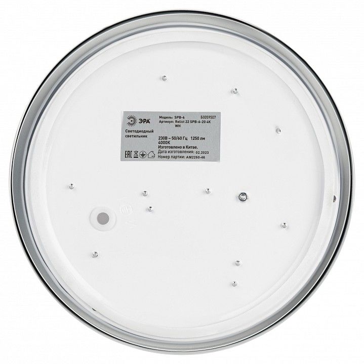 Накладной светильник Эра Relict Relict 22 SPB-6-20 4К WH