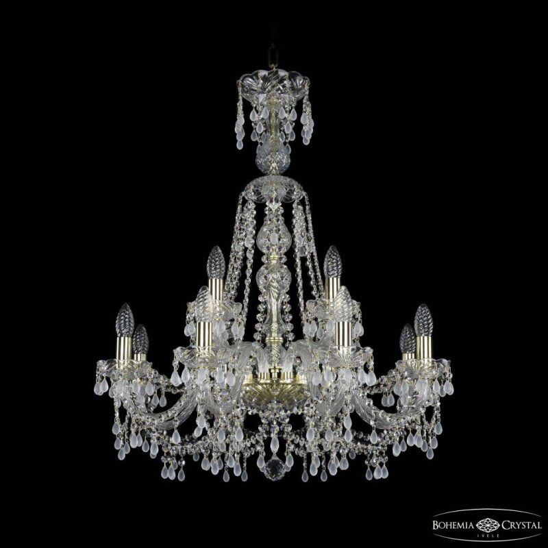 Подвесная люстра Bohemia Ivele Crystal 1410 1410/8+4/240/XL-80 G V0300