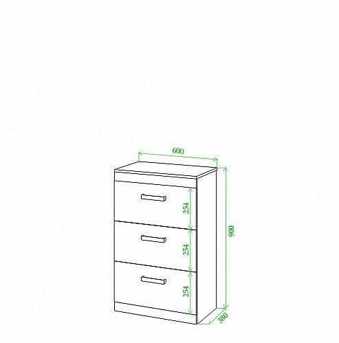 Комод Merdes Toivo ТОЙ-Км60 ШШ Комод Merdes Toivo ТОЙ-Км60 ШШ