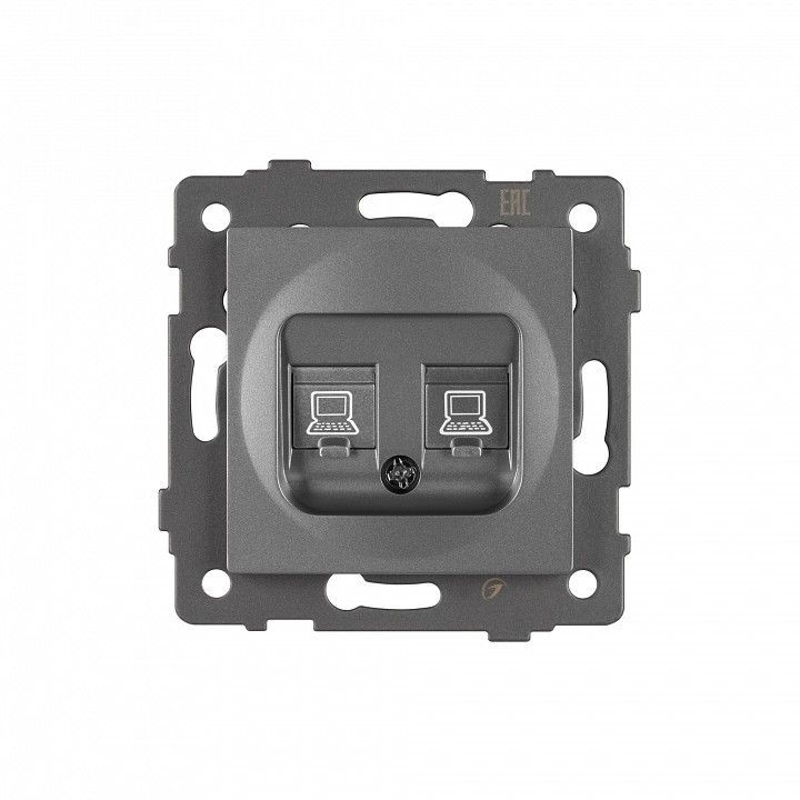 Розетка двойная RJ-12 и Ethernet RJ-45, без рамки Arlight SCT 049851