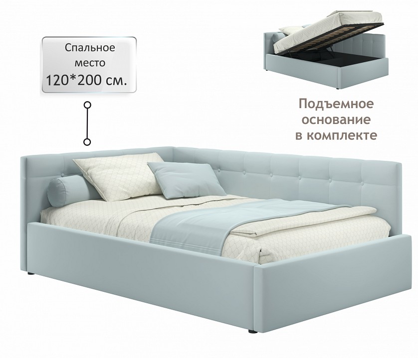 Кровать полутораспальная Bonna 2000x1200 с ПМ