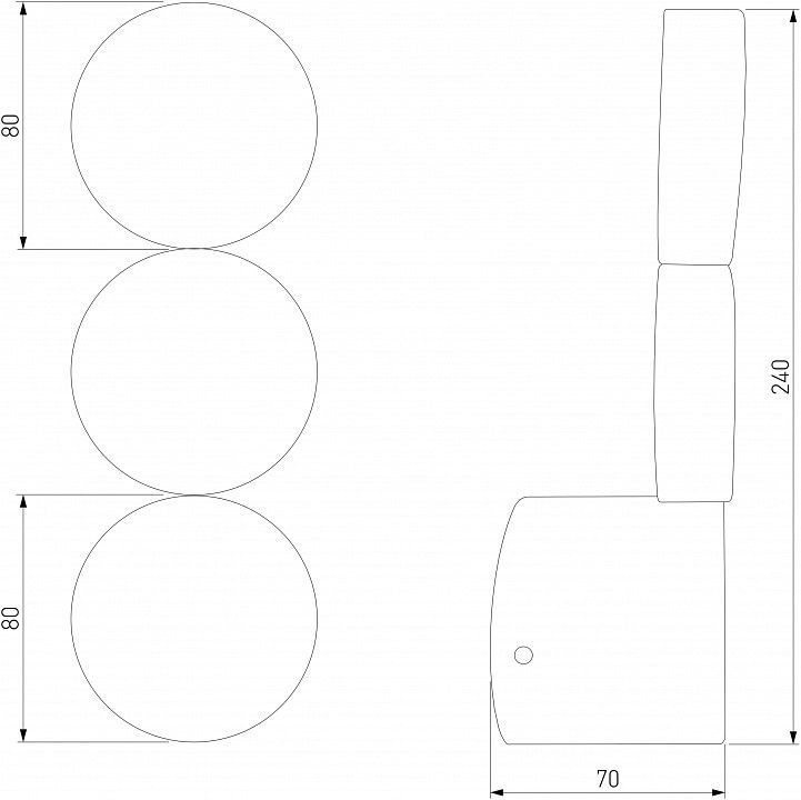 Накладной светильник Elektrostandard Brioni a064595
