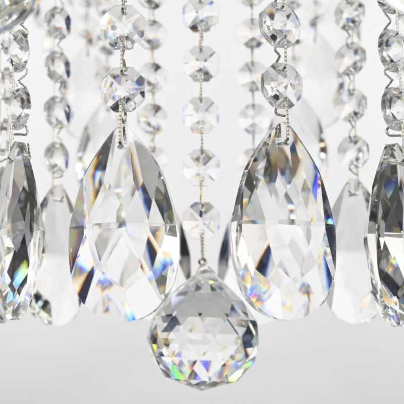 Подвесная люстра Bohemia Ivele Crystal AL7901 AL79101/10/250 B Ni