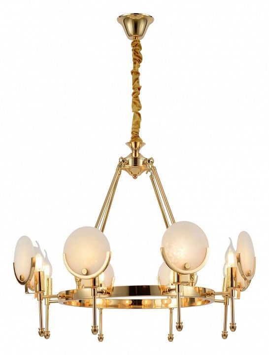 Подвесная люстра LUMINA DECO Montego LDP 8010-8 F.GD