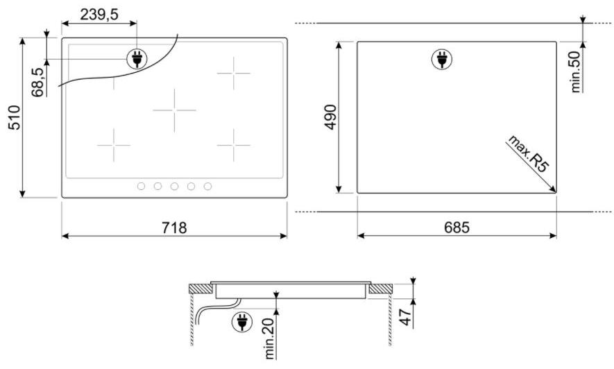 Варочная панель Smeg P875PO