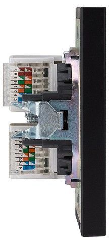 Розетка двойная Ethernet RJ-45 без рамки Kranz STRONG KR-78-0725-5