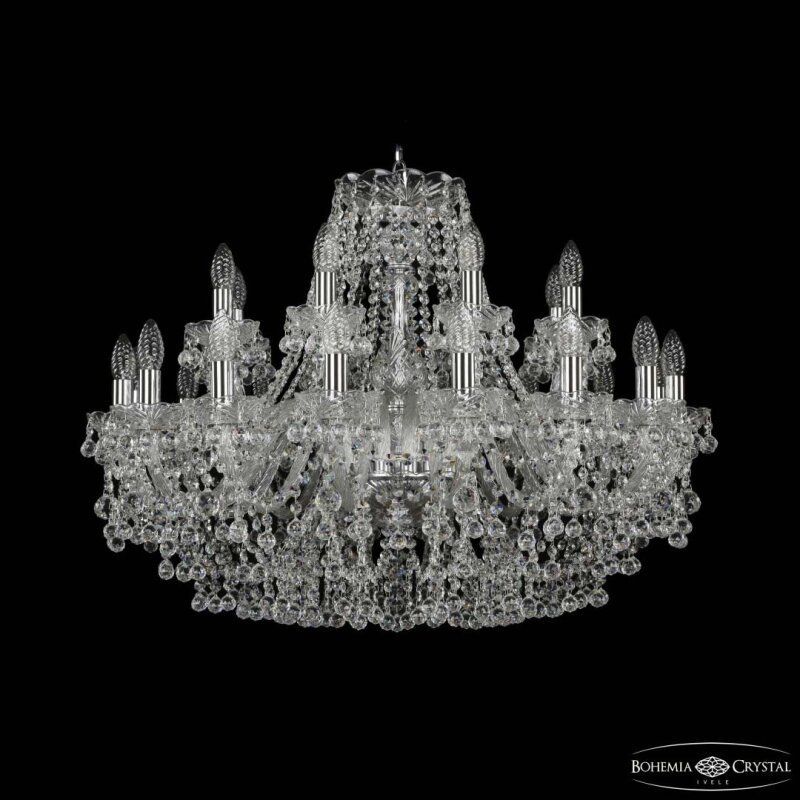 Подвесная люстра Bohemia Ivele Crystal 1409 1409/16+8/300 Ni