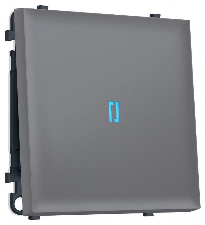 Выключатель проходной одноклавишный с подсветкой без рамки Ambrella Volt MS MS862040