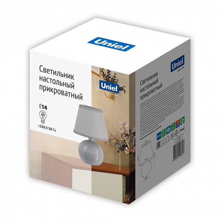 Настольная лампа декоративная Uniel UML-B303 UL-00012428