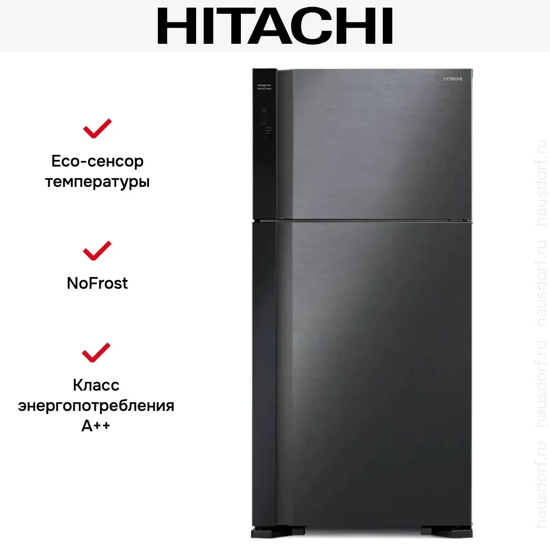 Холодильник Hitachi R-V 660 PUC7-1 BBK