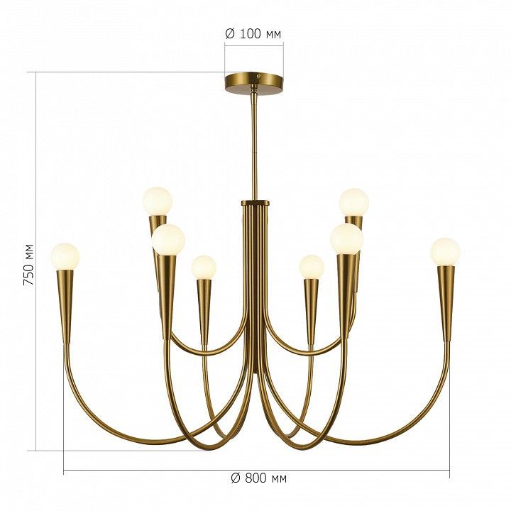 Люстра на штанге ST-Luce Dutchess SL1243.303.09