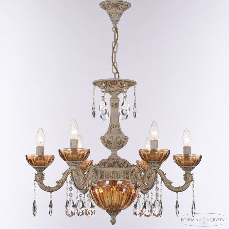 Подвесная люстра Bohemia Ivele Crystal AL7901 AL79101P/6/175 A WMG P Shampan/M-1H